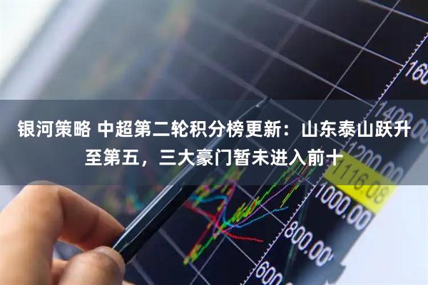 银河策略 中超第二轮积分榜更新：山东泰山跃升至第五，三大豪门暂未进入前十